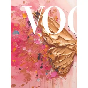 Art Print Vogue Vlinder Links FA-272 Beperkt Aanbod